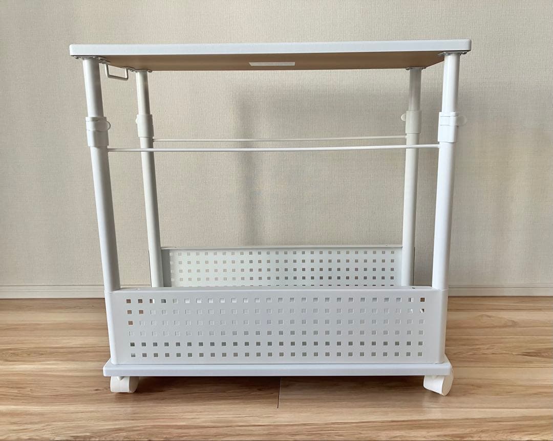 バウヒュッテ 昇降式PCワゴン 白 BHD-670H-WH Bauhutte バウヒュッテ