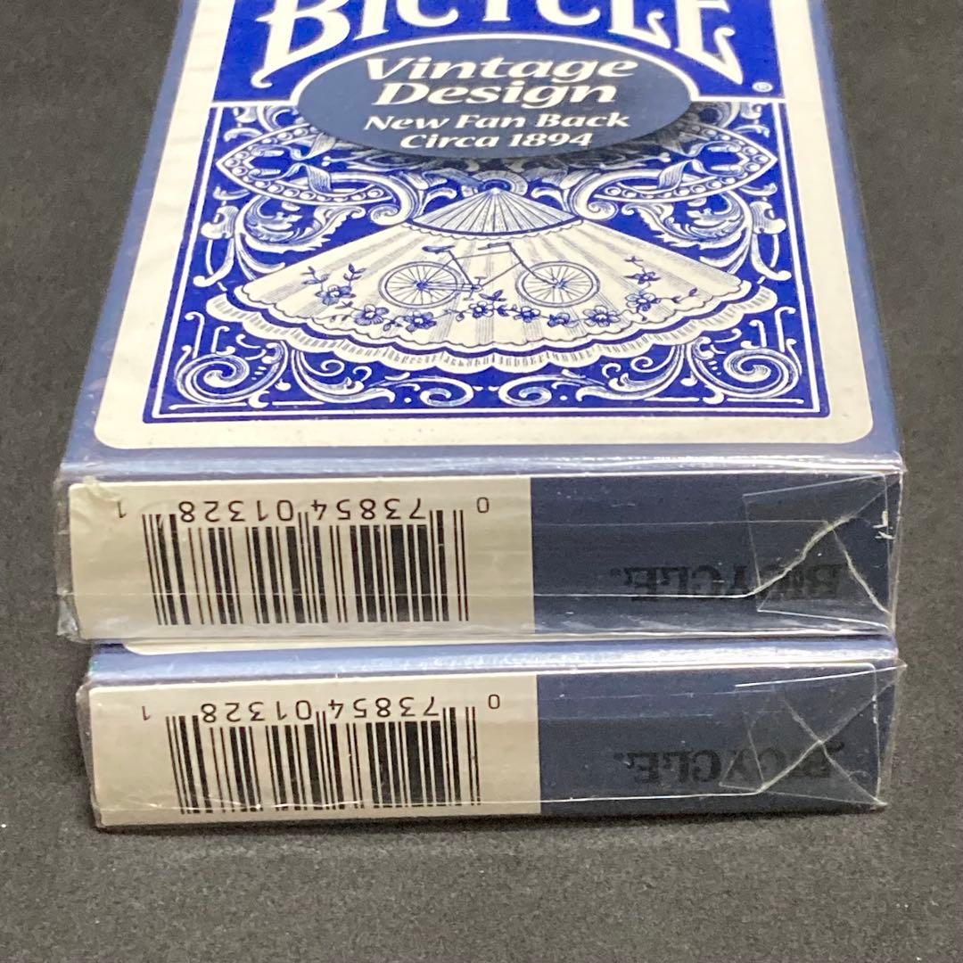 Bicycle Vintage Design New fan back赤青セット - メルカリ