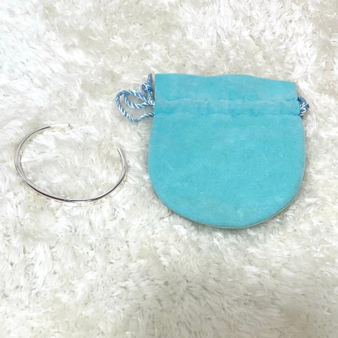 極美品】ティファニー ナロー1837 カフバングル 925 巾着袋付属 - メルカリ