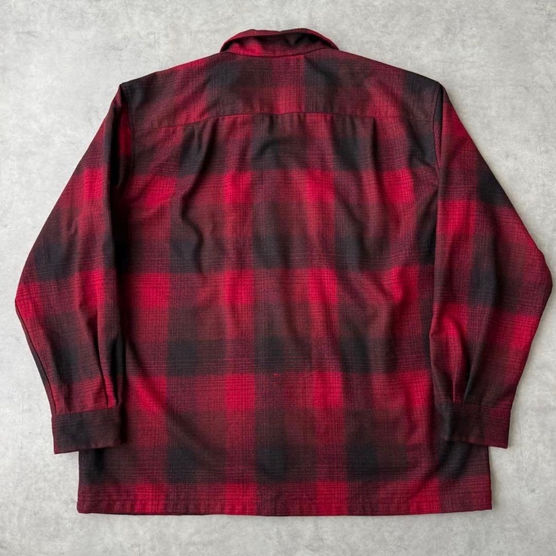 n*9様 PENDLETON ペンドルトン ボードシャツ オンブレ XXL レッ - メルカリ