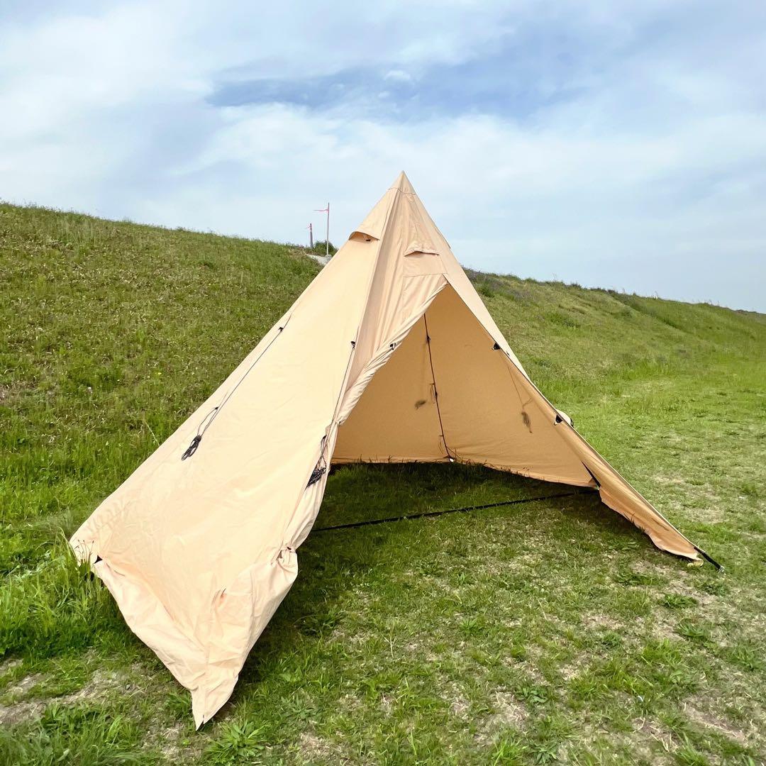 超美品】ハイランダー ネヴィス 400 二股ポール テント ティピー