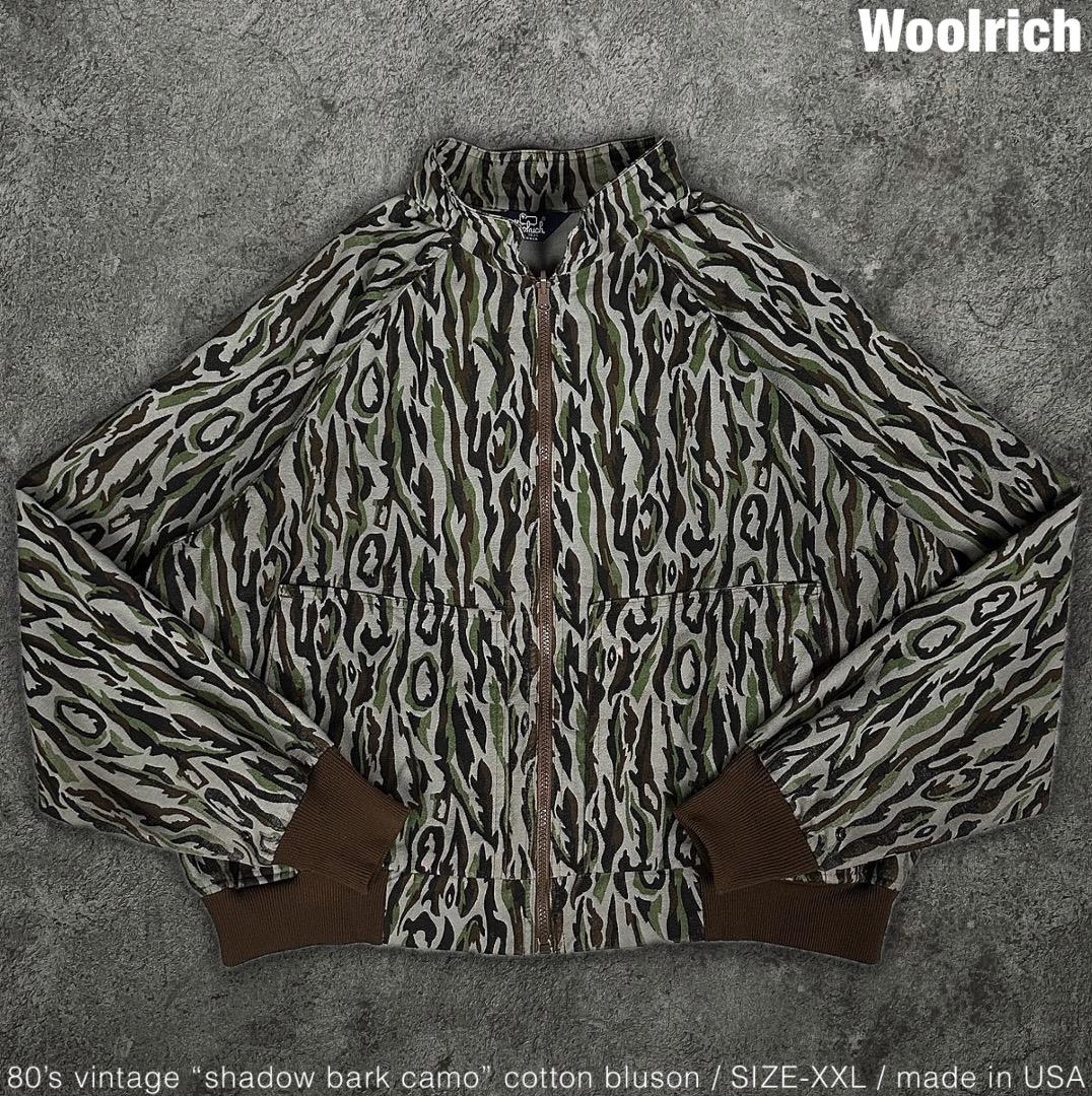 Woolrich 80s USA製 シャドーバーク フレイム カモ ジャケット - メルカリ