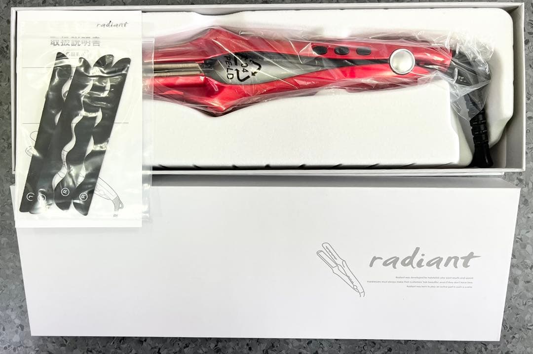 ☆新春SALE☆【28mm】ラディアント ストレートアイロン 楽天市場】正規品！シリアル番号り！ラディアント（28mm／35mm）シルク