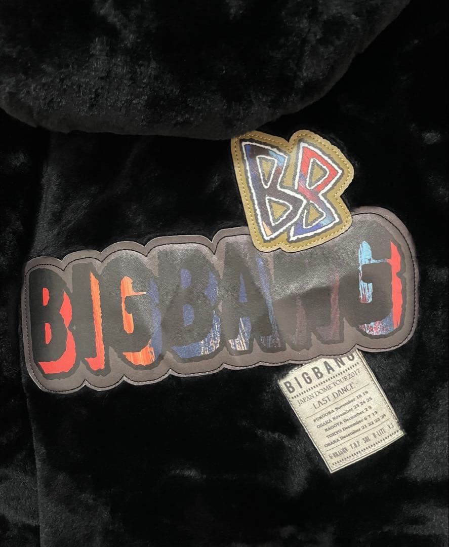 BIGBANG ツアー2017 ボアパーカー M ブラック フェイクファー