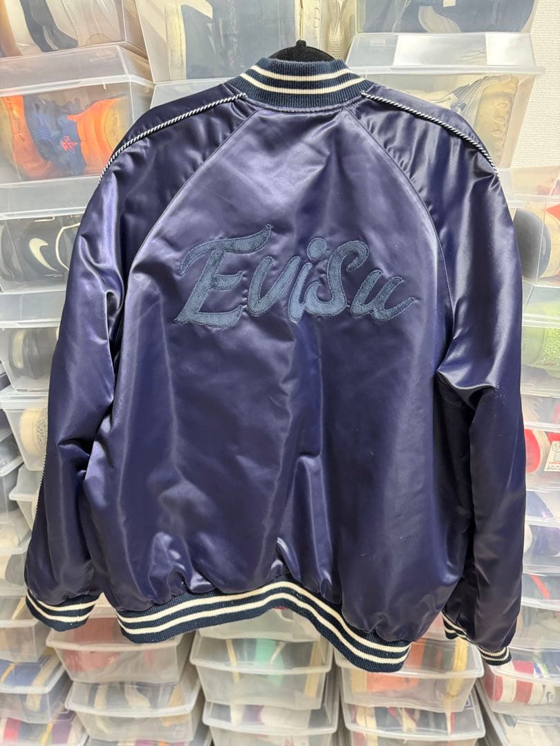 p*a様 Evisu スカジャン リバーシブル - メルカリ