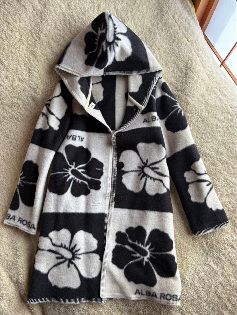ALBA ROSA アルバローザ 升目 ブランケット ロングコート 希少 - メルカリ