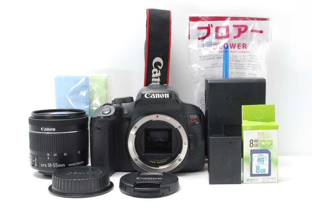 WiFI搭載 手振れ補正レンズ】Canon Kiss X9i スマホ転送 - メルカリ