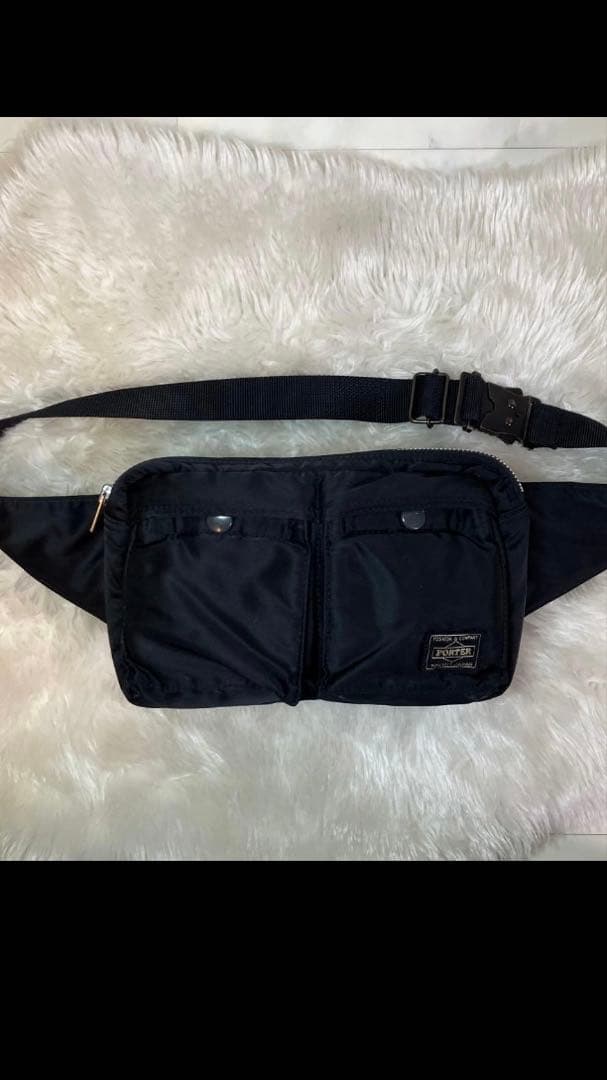 PORTER ポーター　ウエストバック　タンカー 黒　吉田カバン PALACE PORTER(パレス ポーター) WAIST BAG | 吉田カバンホームページ