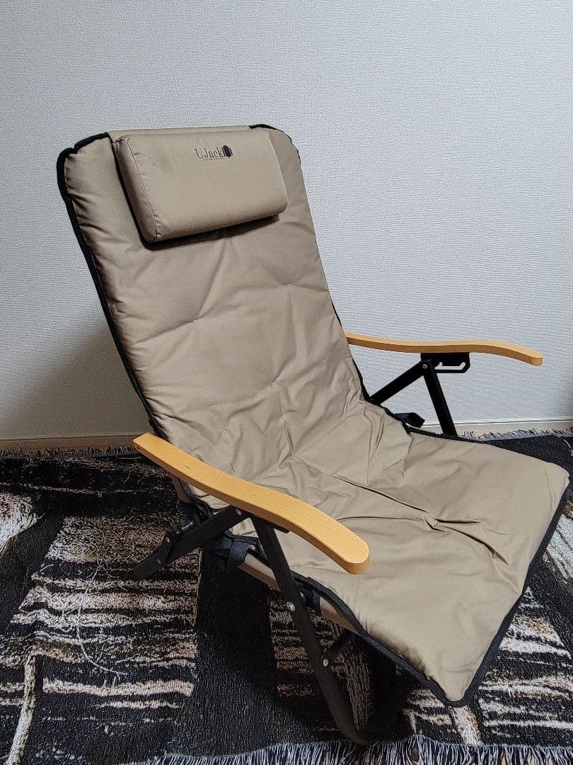 UJack　アウトドアチェア　ベージュ Amazon.co.jp: UJack(ユージャック) アウトドア スピンチェア 360度