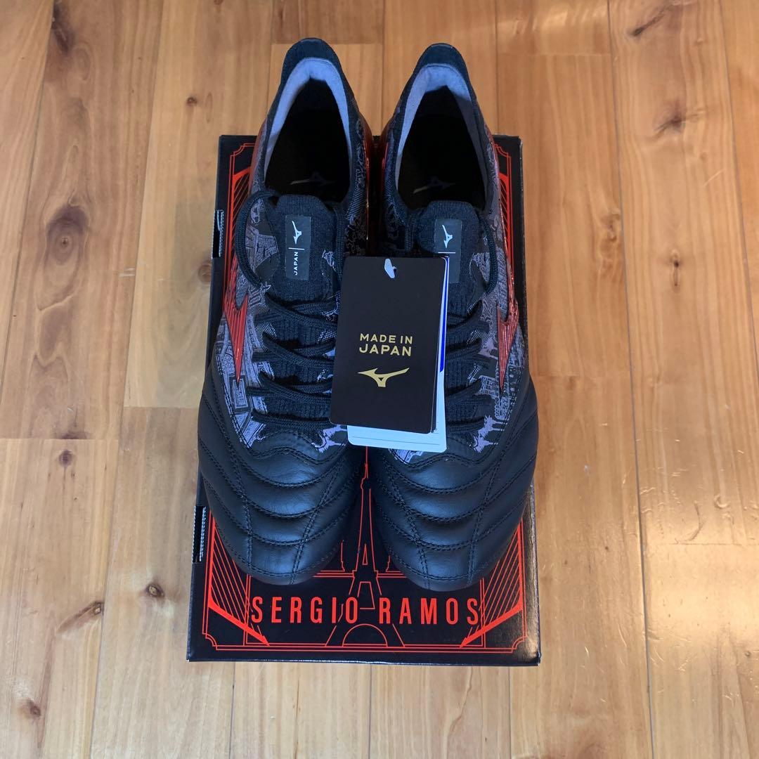 サッカースパイク新品モレリアネオ3β ベータJapan セルヒオラモス25.5