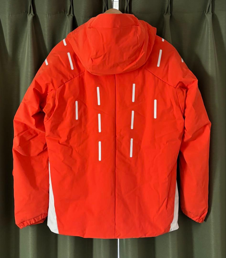 DESCENTE S.I.O.concept スキーウェア L オレンジ／白