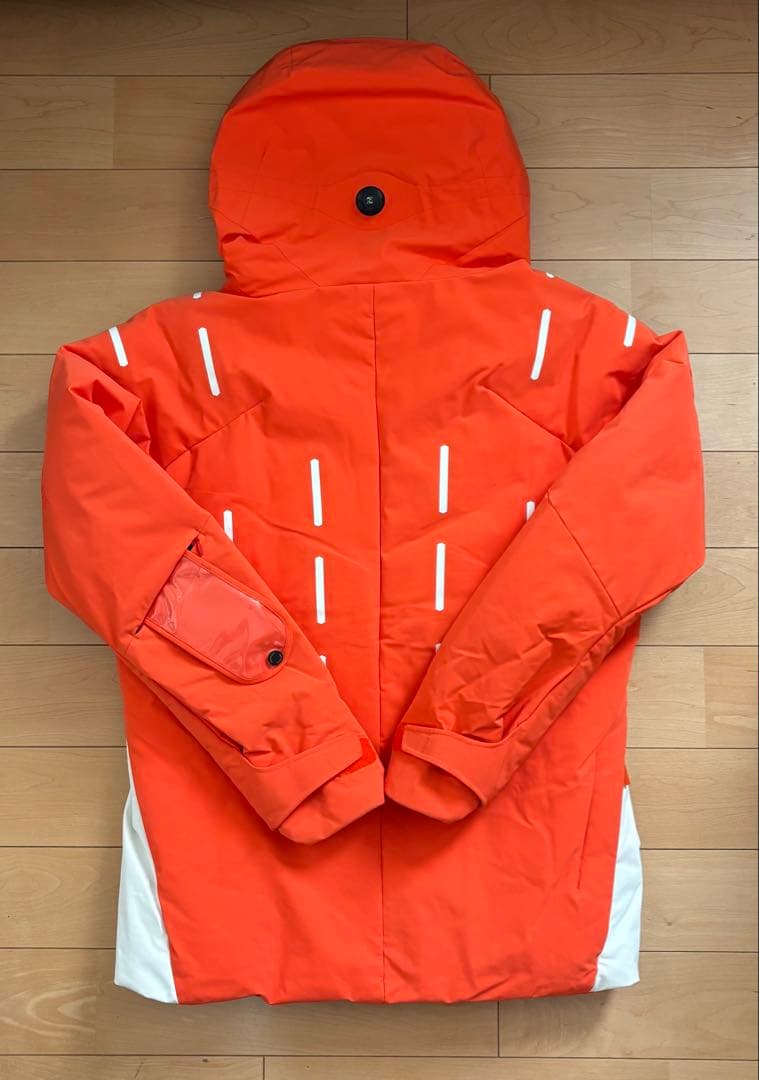 DESCENTE S.I.O.concept スキーウェア L オレンジ／白