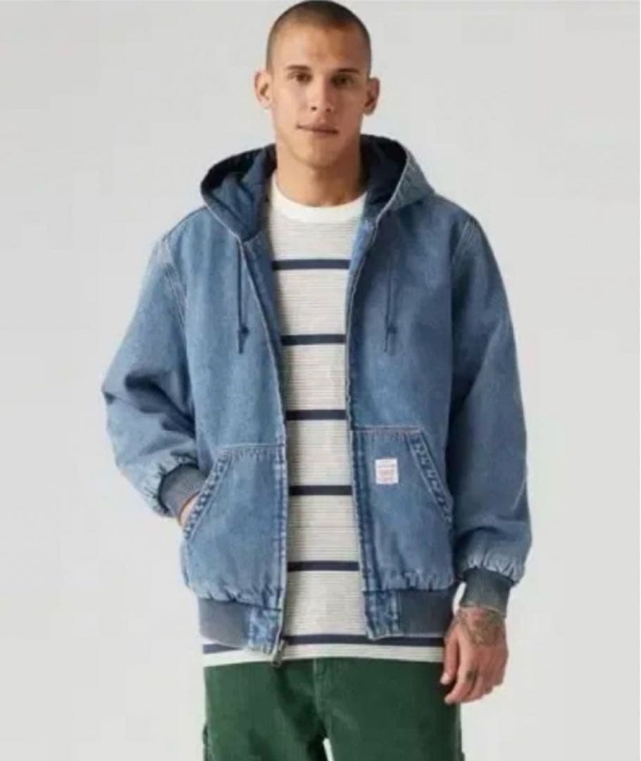 新品 Levi's デニムアクティブジャケット S sizeリーバイス ブルゾン