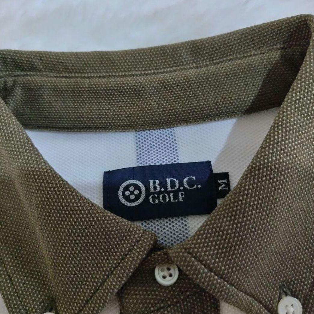 極美品 BDC golf ポロワンピース 白 茶 ノースリーブ M - メルカリ