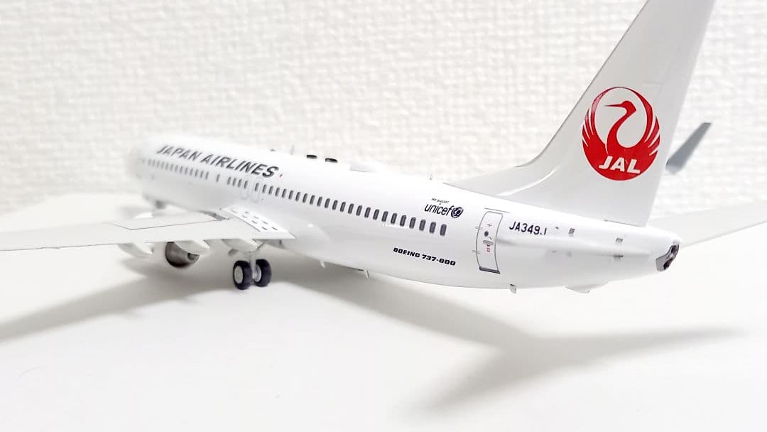 JFOX 1/200 JAL 日本航空 B737-800 JA349J 完成品