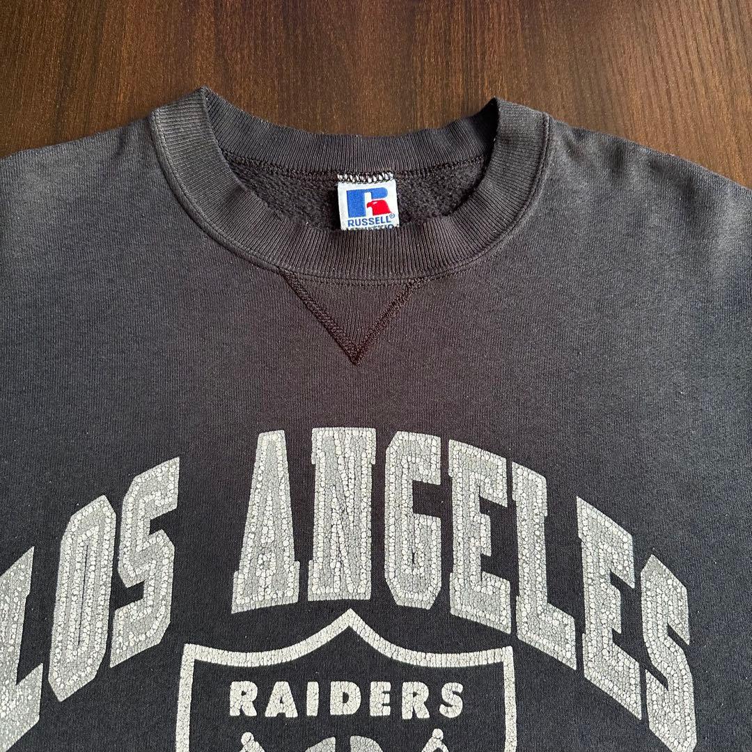 90s USA製 ロサンゼルスレイダース ラッセル Russell スウェット