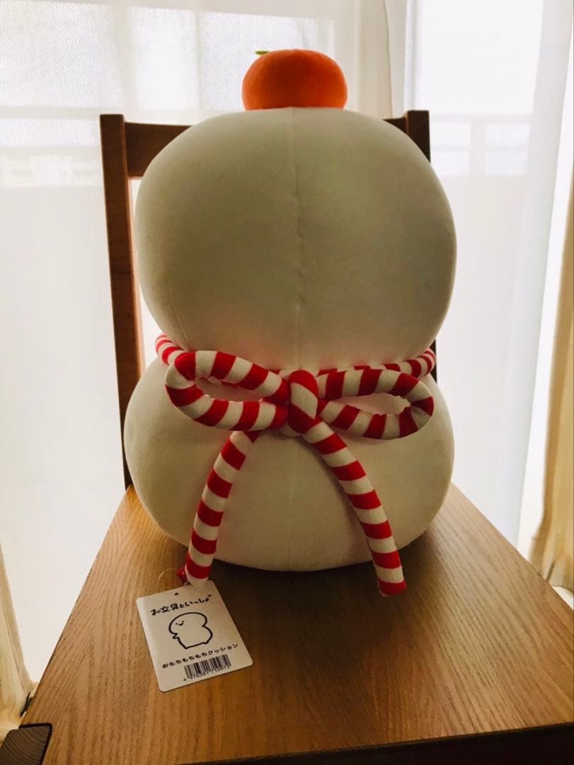お文具さん お正月 鏡餅ぬいぐるみ BIG