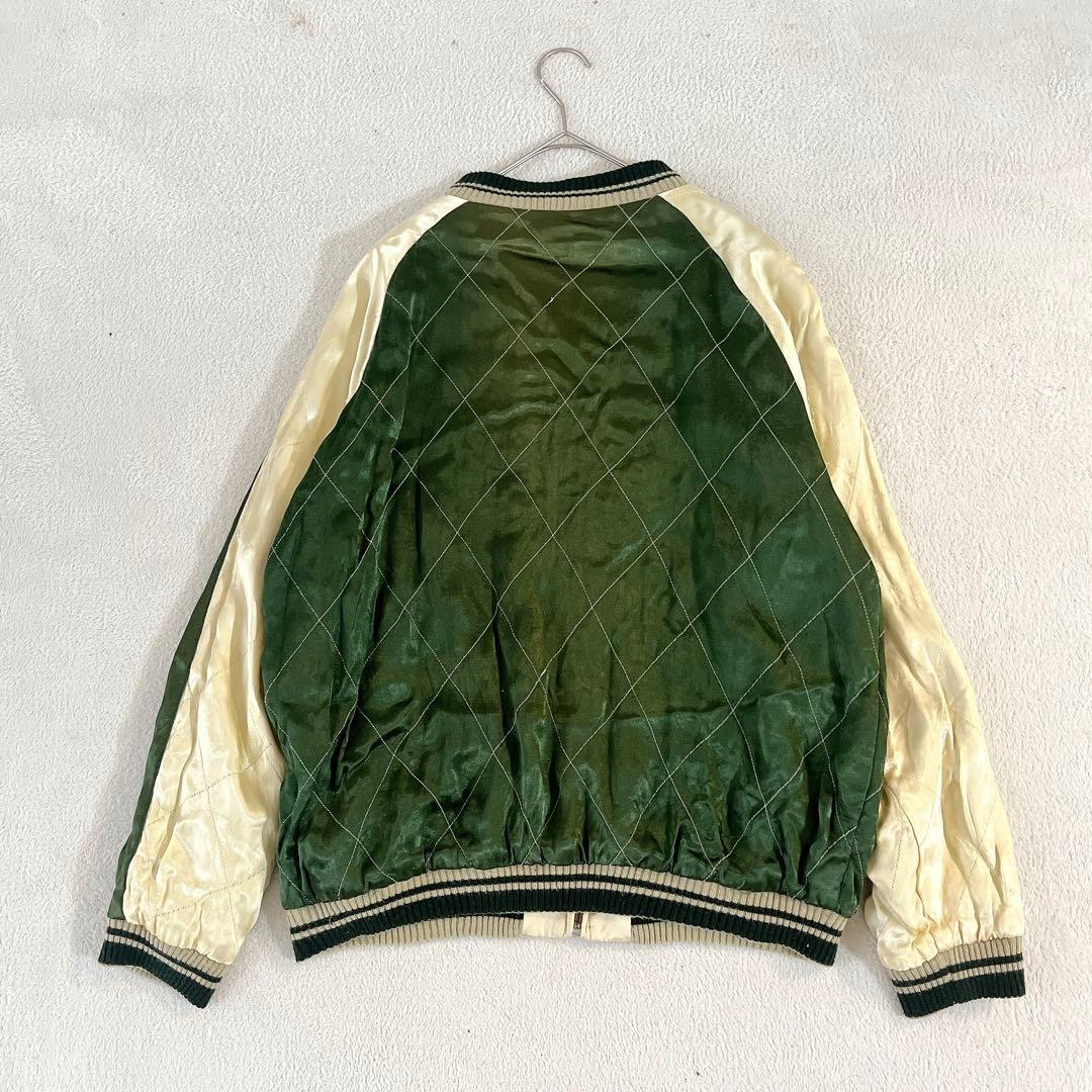 ☆CROPPED HEADS☆零戦(ゼロ戦&桜柄)刺繍入りスカジャン サイズL