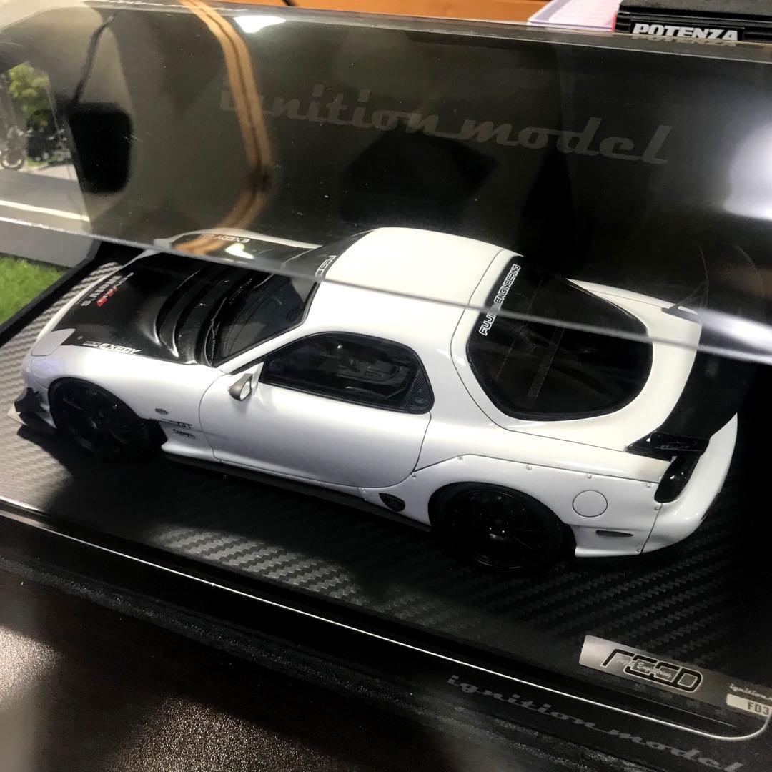 イグニッションモデル 1/18 FEED RX-7 IG2047 ホワイト