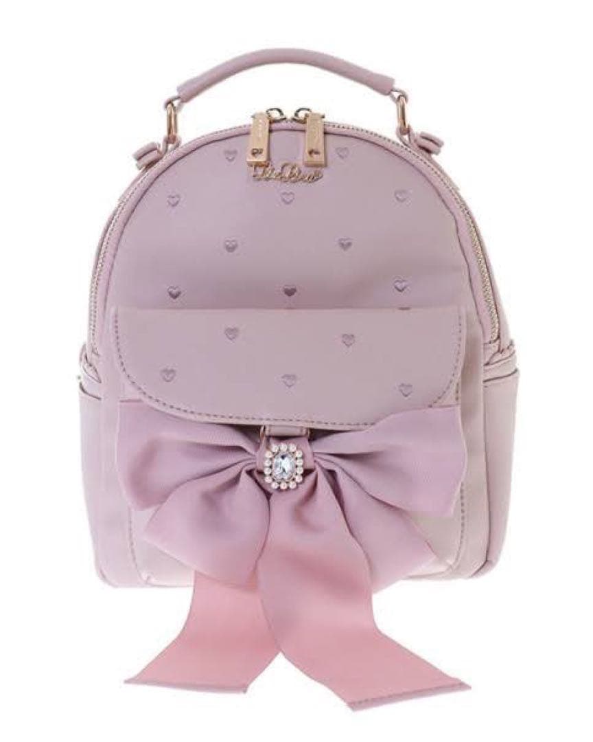 LIZLISA ロングリボンリュック ピンク - メルカリ