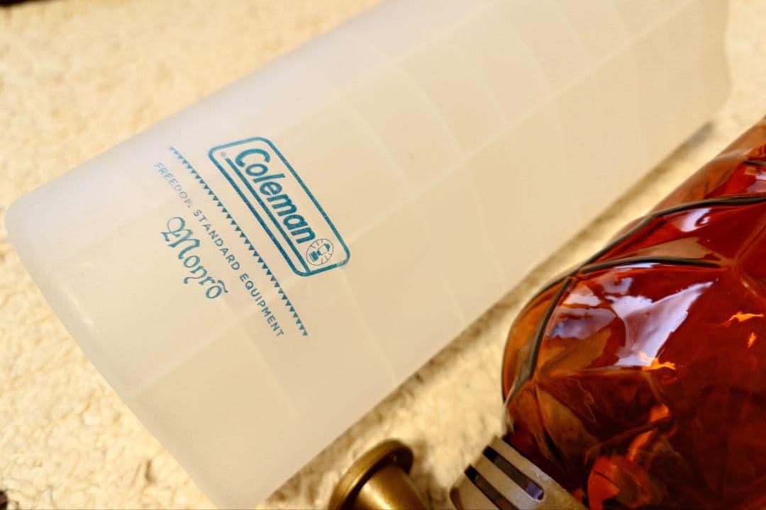 美品Coleman ルミエール インディゴランタン + アンバーシェード