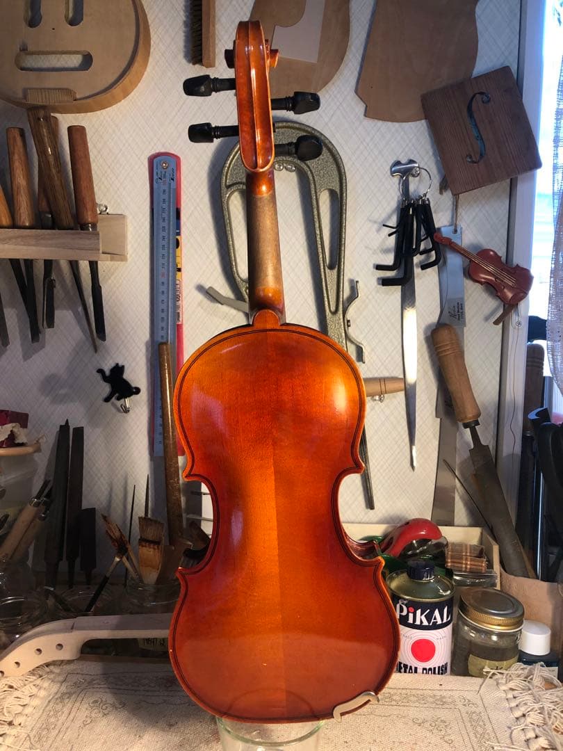 訳あり特価.駒&魂柱調整済】鈴木分数バイオリンNo200 1/8 1980 - メルカリ