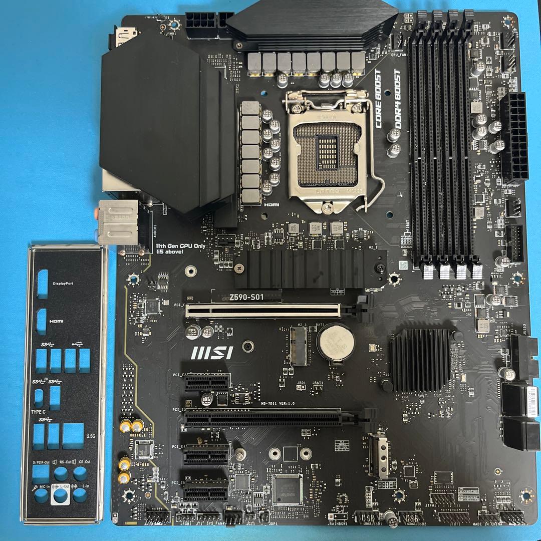 ジャンク MSI Z590-S01マザーボード - メルカリ