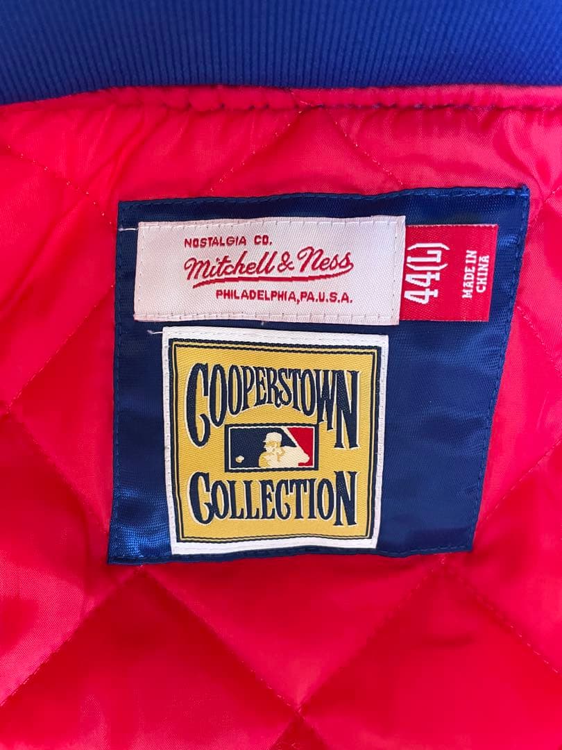 ミッチェルアンドネス ATLANTA BRAVES スタジャン - メルカリ