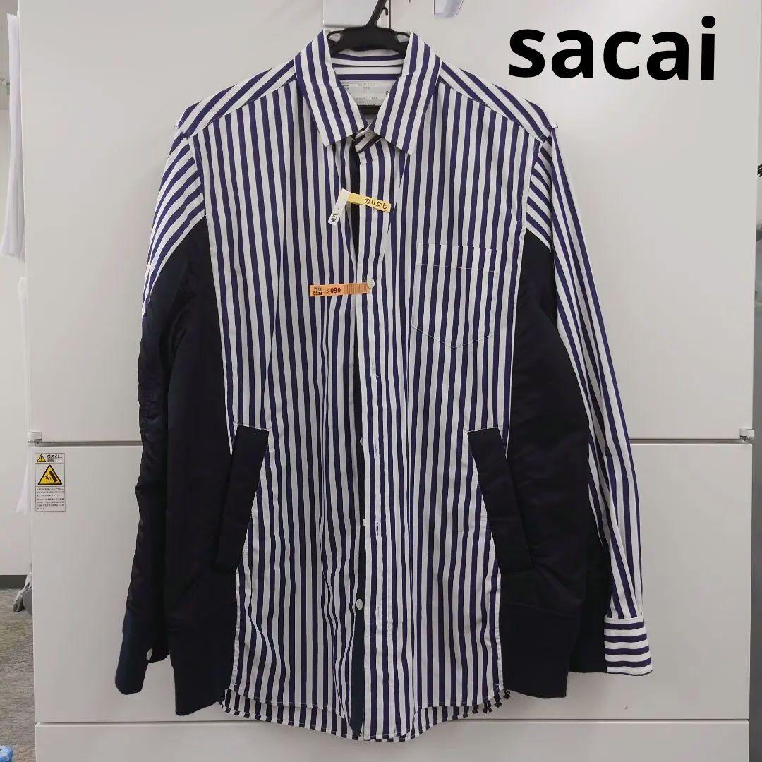 sacai ストライプ パネル コットン ポプリン シャツ2025年(春夏) 楽天市場】sacai サカイ コットン ポプリンシャツ SCM078 メンズ 222