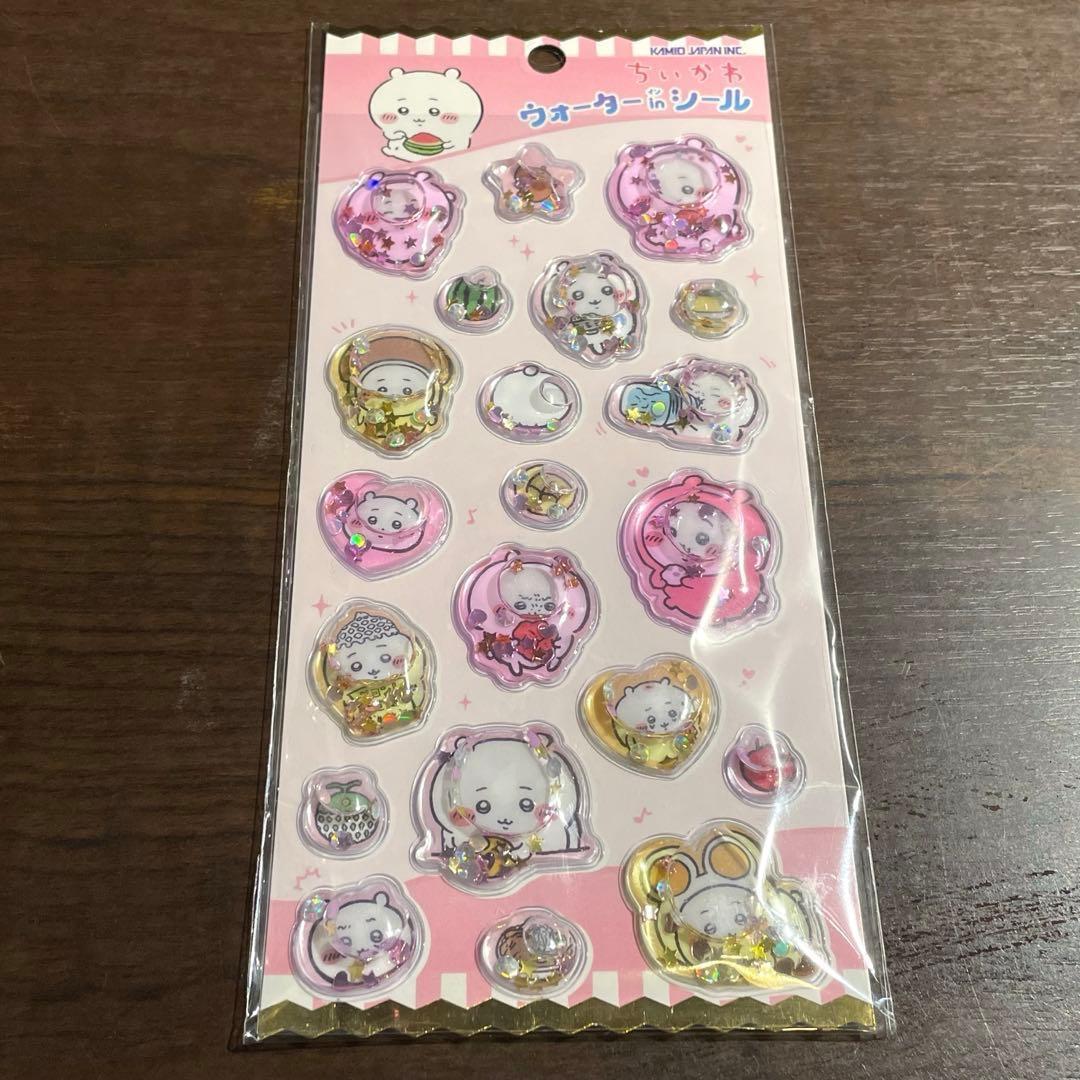 ちいかわ ウォーターインシール 4種セット ちいかわ ハチワレ うさぎ