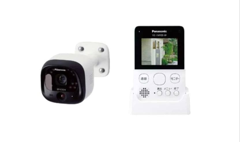 パナソニック モニター付　屋外カメラ VS-HC105-W 新品　防犯カメラ Panasonic（パナソニック） モニター付き屋外カメラ VS-HC105-W