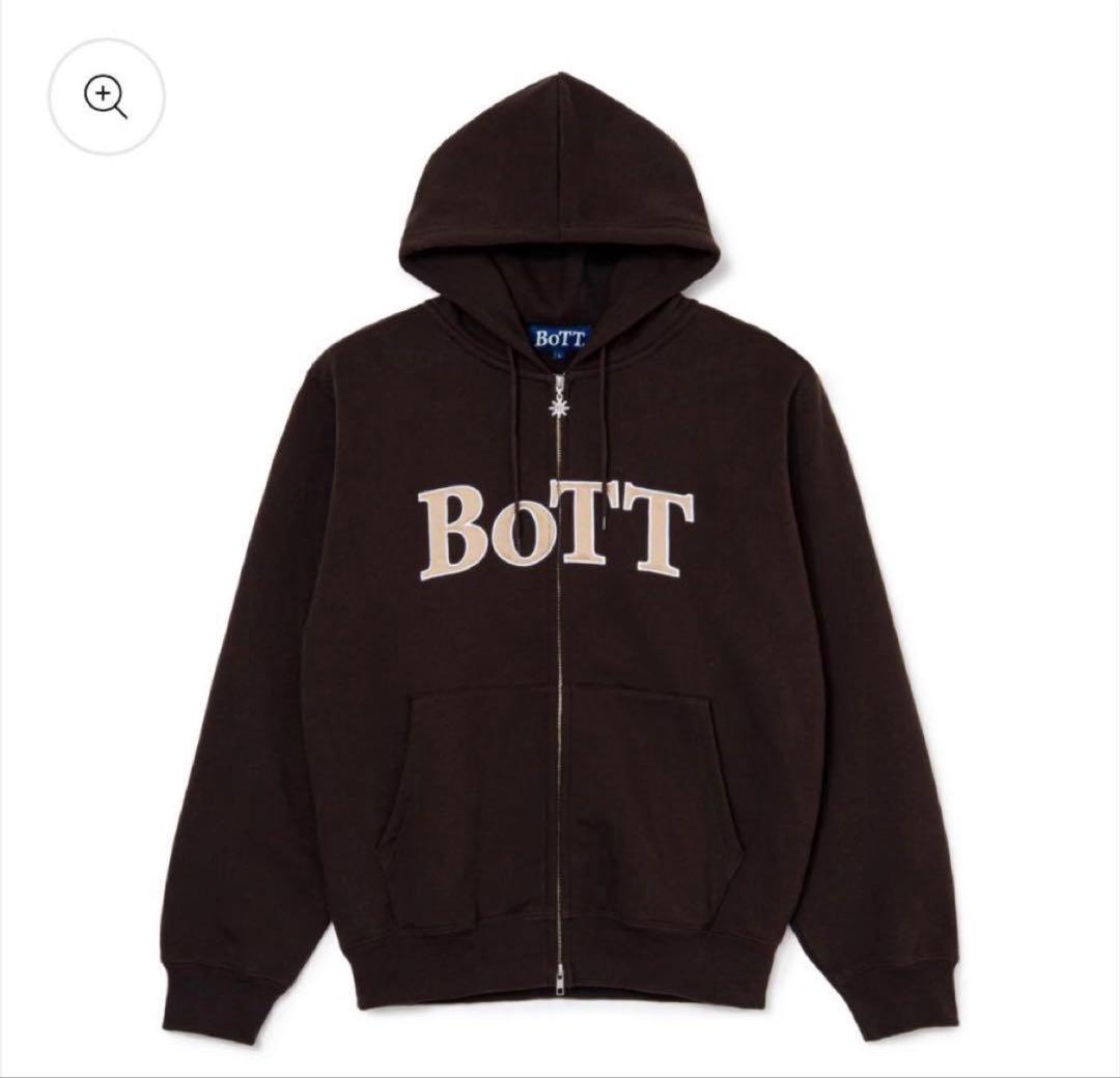 BOTT OG Logo Zip Hoodie - ブラウン L OG Logo Zip-Up Hoodie – Premier