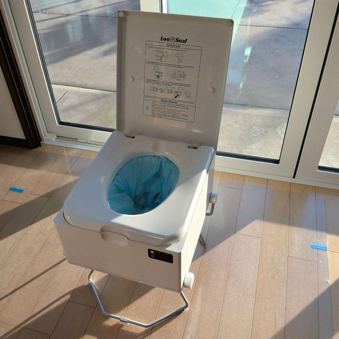 今週限定セール】ポータブル式トイレ☆自動ラップ式トイレ ルーシール