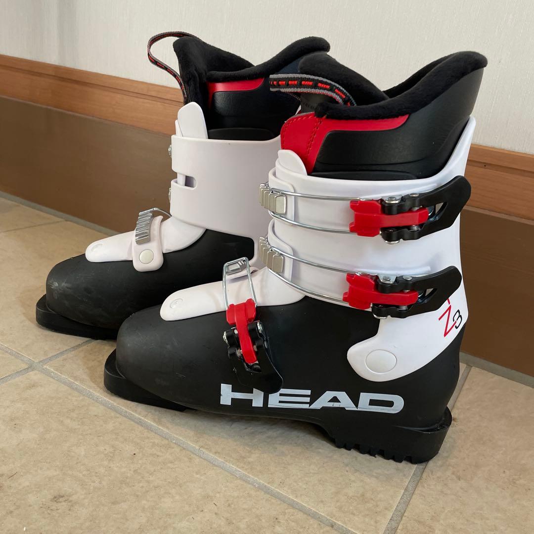 ジュニアスキー4点セット スキー板、ビンディング、ストック、ブーツ