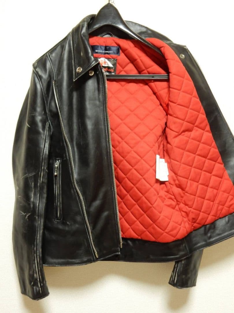 コムデギャルソン×ルイスレザーLewisLeathers111トライデント34 - メルカリ