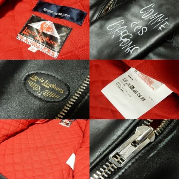 コムデギャルソン×ルイスレザーLewisLeathers111トライデント34 - メルカリ