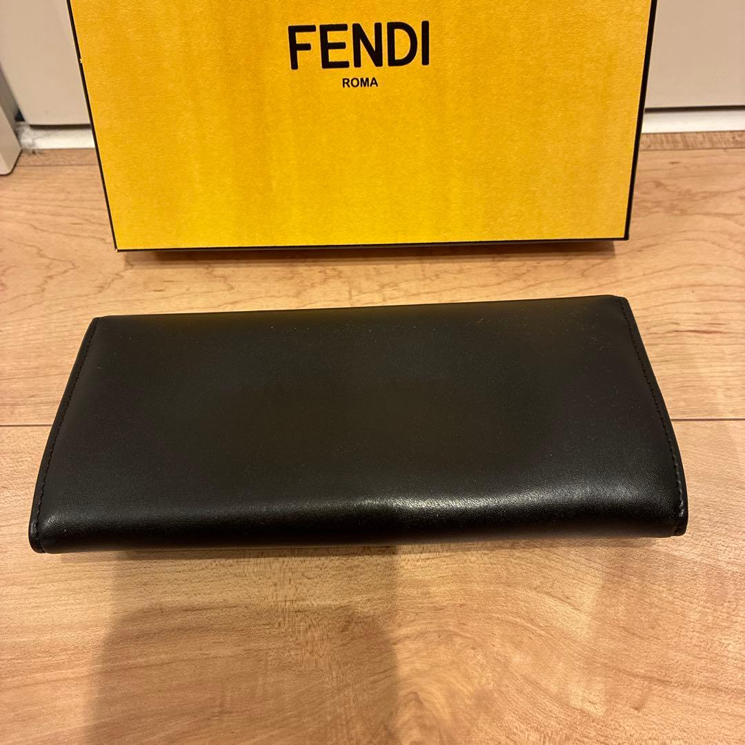 FENDI フェンディ ローマ ROMA 長財布 ブラック レザー s6 - メルカリ