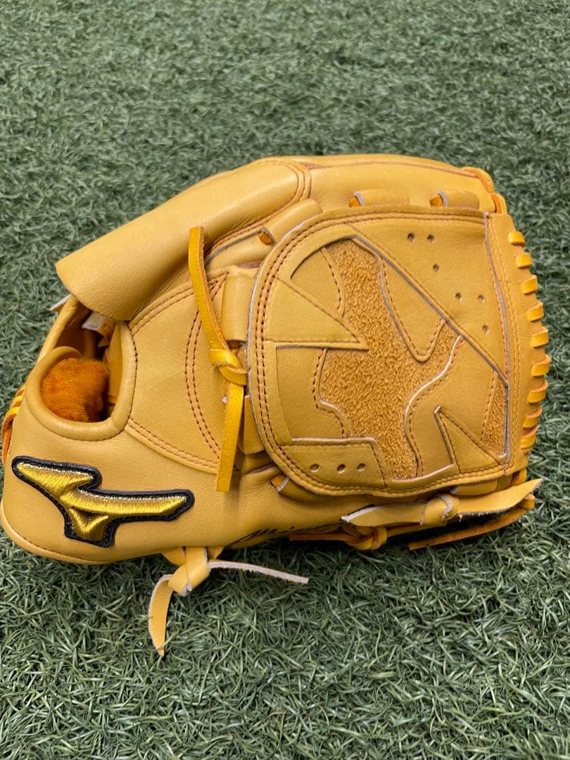ミズノプロ 硬式オーダーグラブ オレンジ 岸モデル - メルカリ
