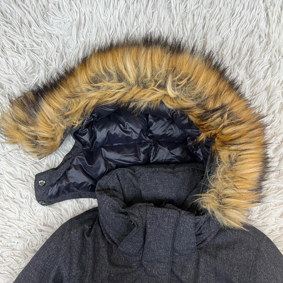 《美品》ザノースフェイス ファー付き ダウンコート レディース 85 (M)