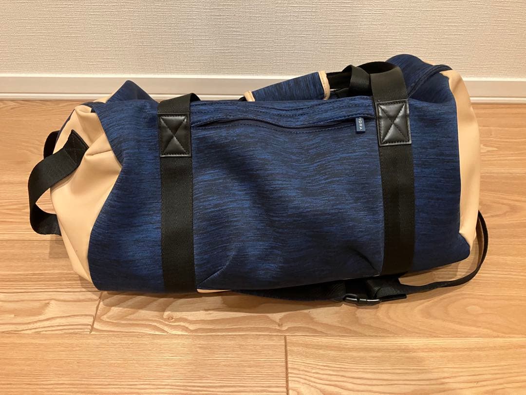 ゴルフ用 FIDRA ダッフルバッグ ネイビー/ベージュ