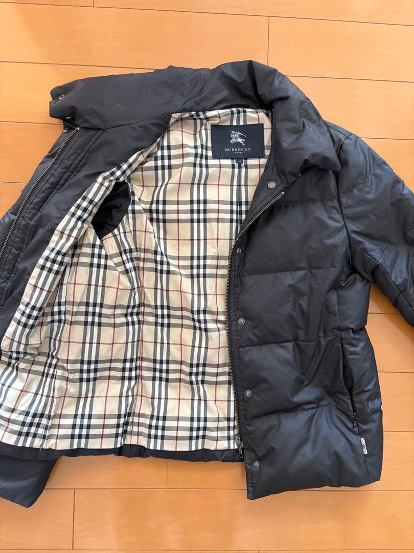 う*う様 美品 BURBERRY バーバリーロンドン ノバチェック ダウンジャケ