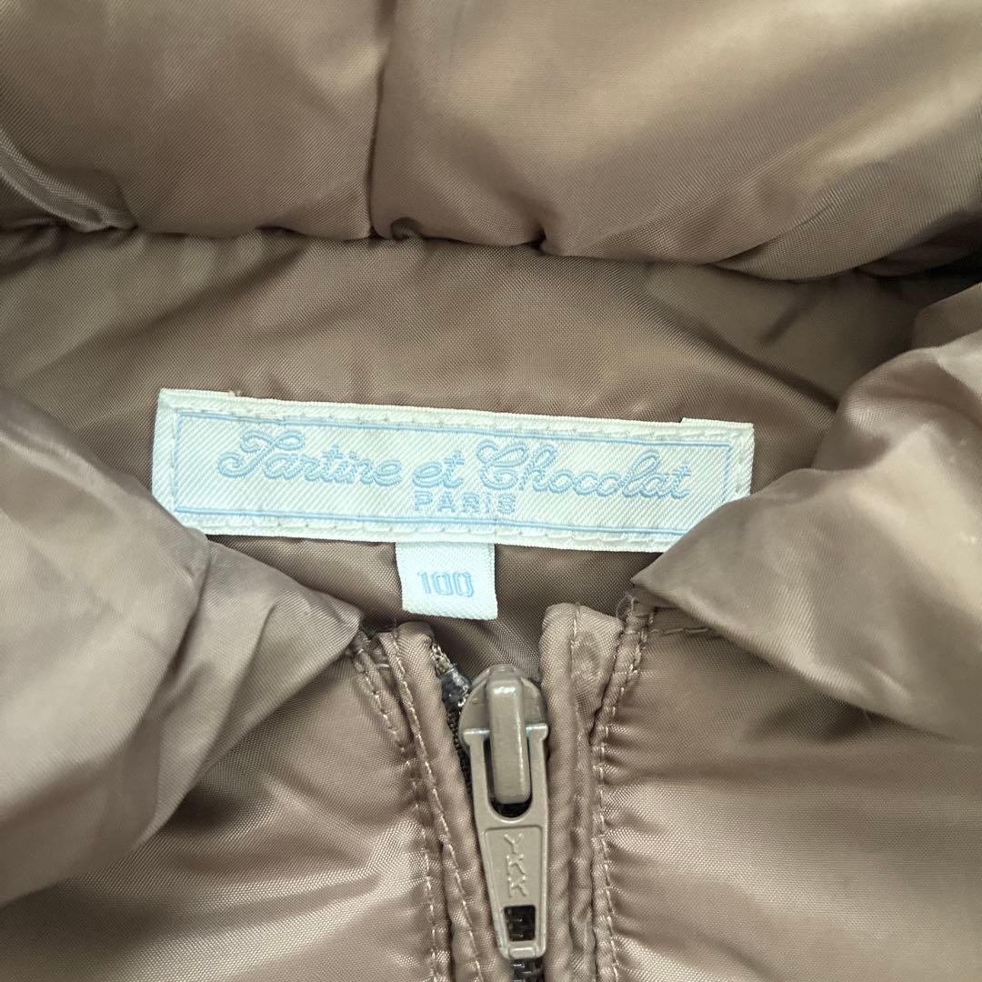 美品】タルティーヌエショコラ 100ダウンコート 女の子 お上品 ダウン