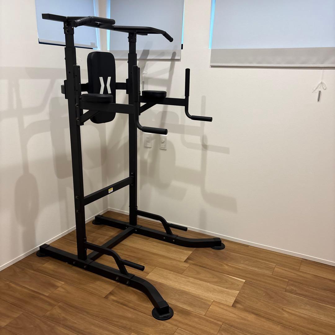【美品】懸垂マシン プラップバー　チンニングスタンド ディップススタンド Amazon | KRSIX 懸垂 チンニングスタンド ディップススタンド 懸垂バー