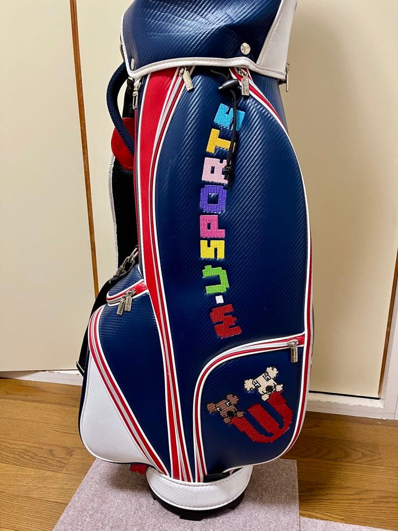 【mgm】 M.U.SPORTS キャディバッグ ネイビー