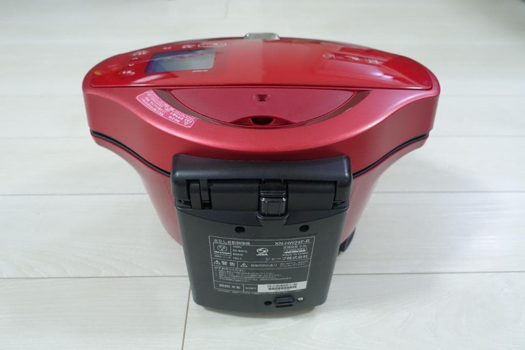 ヘルシオ ホットクック（SHARP KN-HW24F-R）2.4L レッド