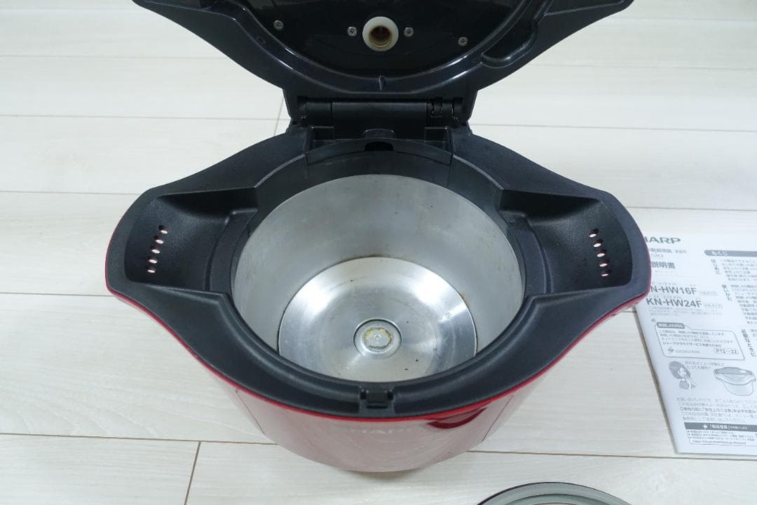 ヘルシオ ホットクック（SHARP KN-HW24F-R）2.4L レッド