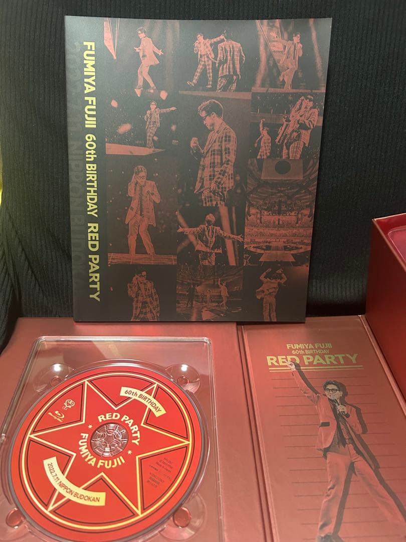 藤井フミヤ60th BIRTHDAY RED PARTY⭐︎台座直筆サイン入