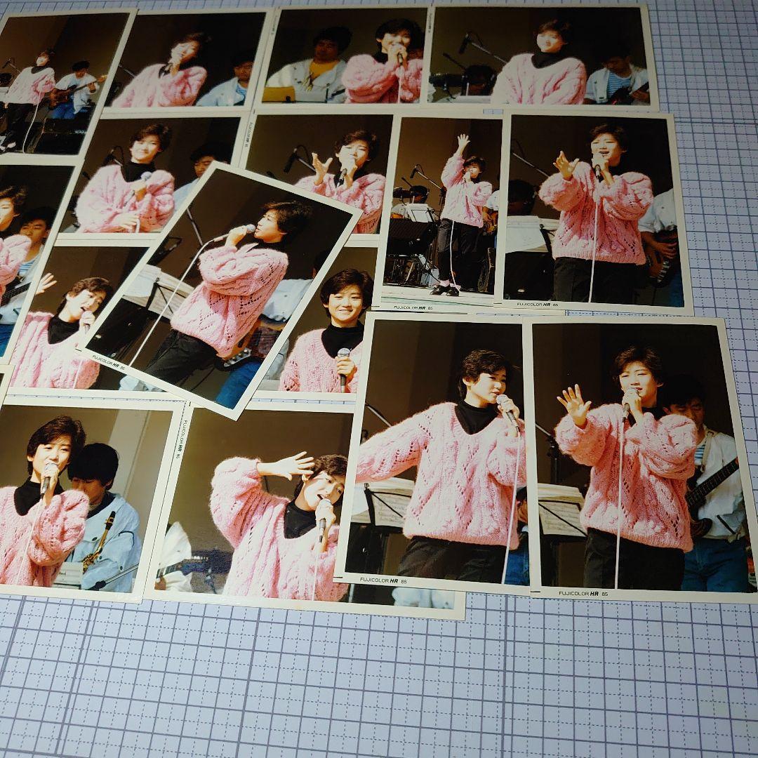 こ*ん様 岡田有希子 生写真　屋外コンサート撮影17枚