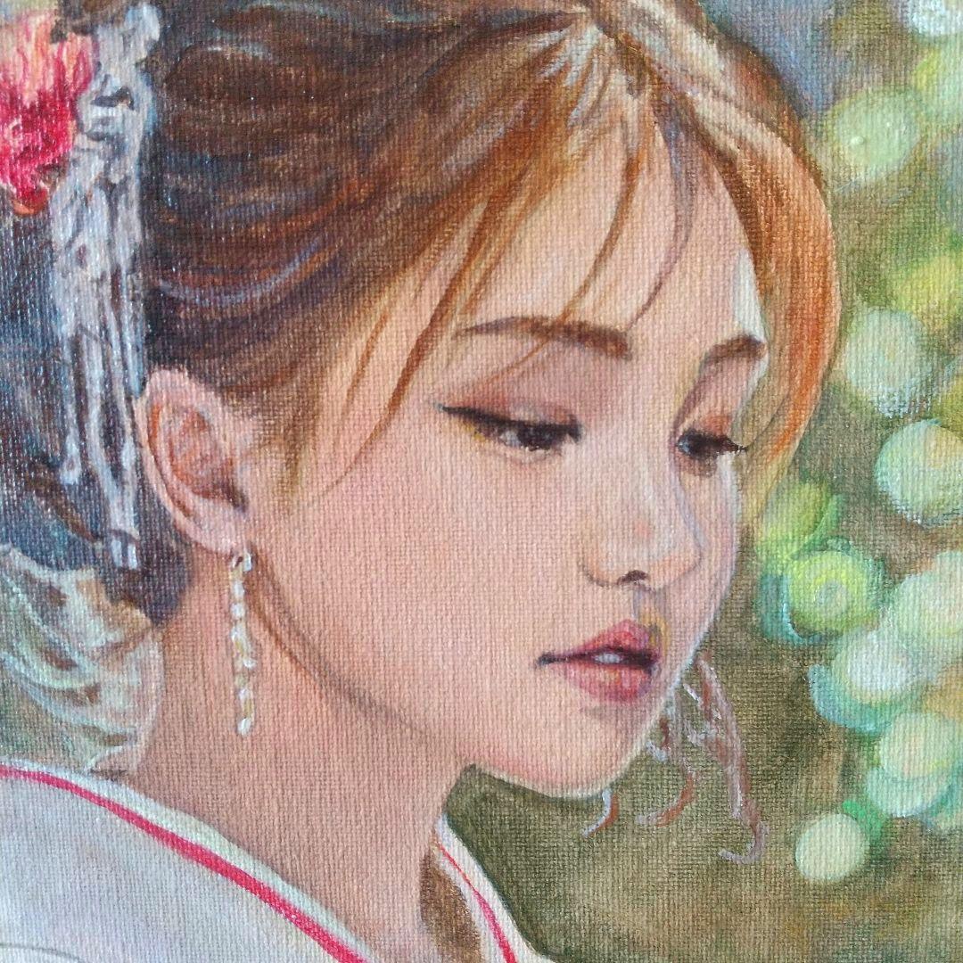 人物画#16 女性の肖像 油彩画 10号 F10 油絵 | 激安通販のイーサプライ