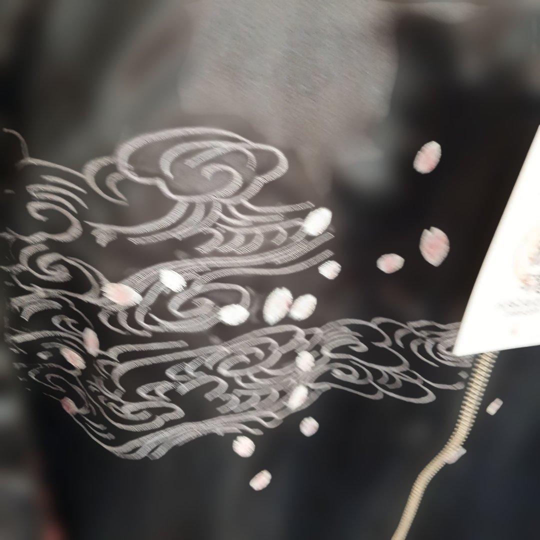 p*e様 絡繰魂 スカジャン 風神雷神 総刺繍 sizeXL - メルカリ